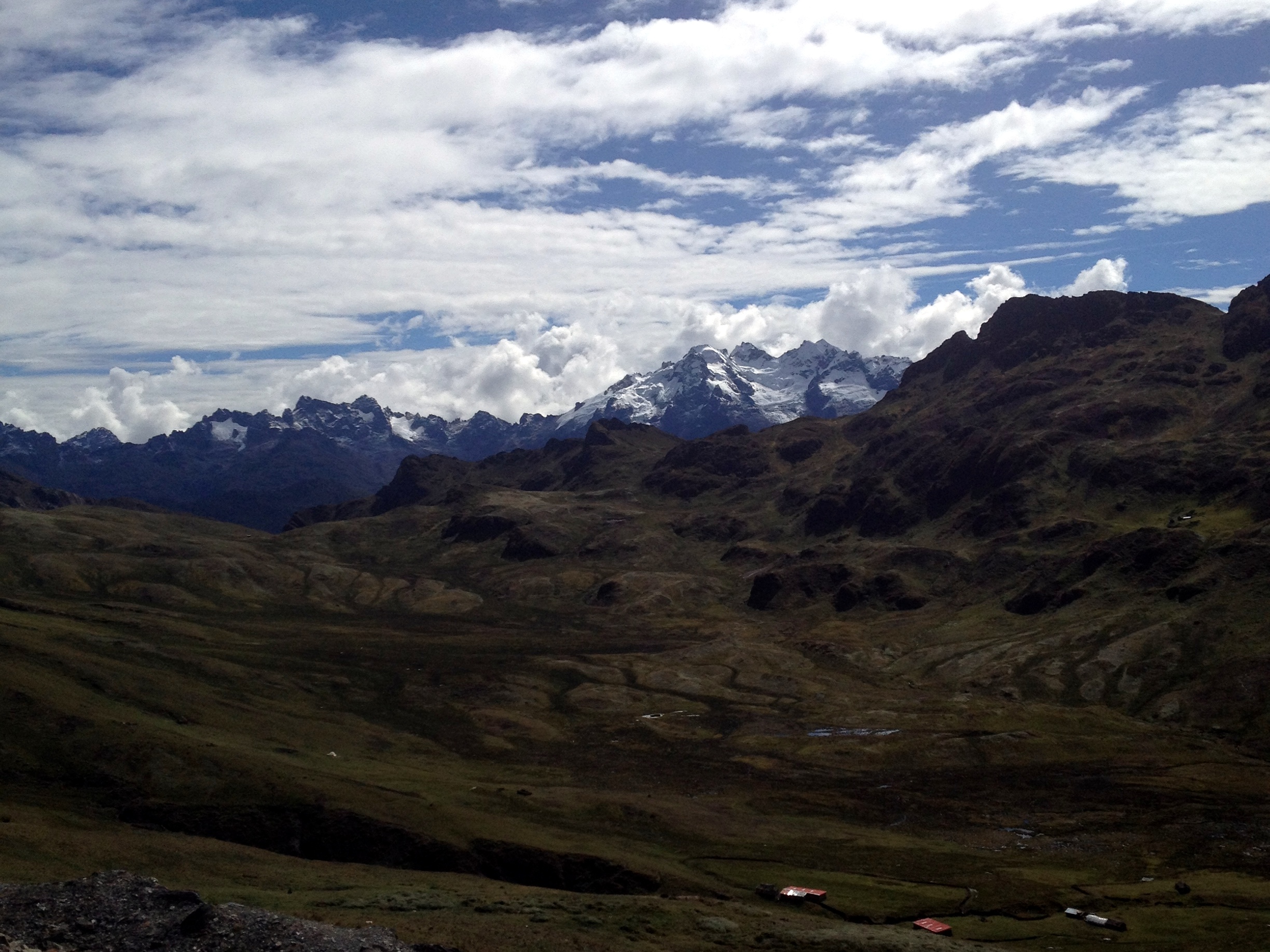 Andean peaks near sacred valley