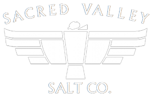 sacred valley salt condor logo white